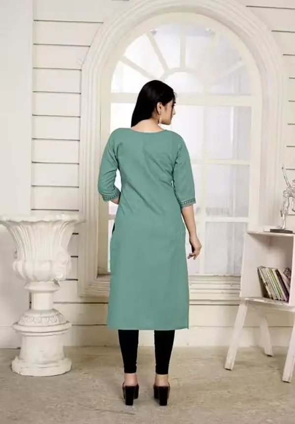 Sea_Green_Georgette_Embroidered_Straight_Kurta_For_Women