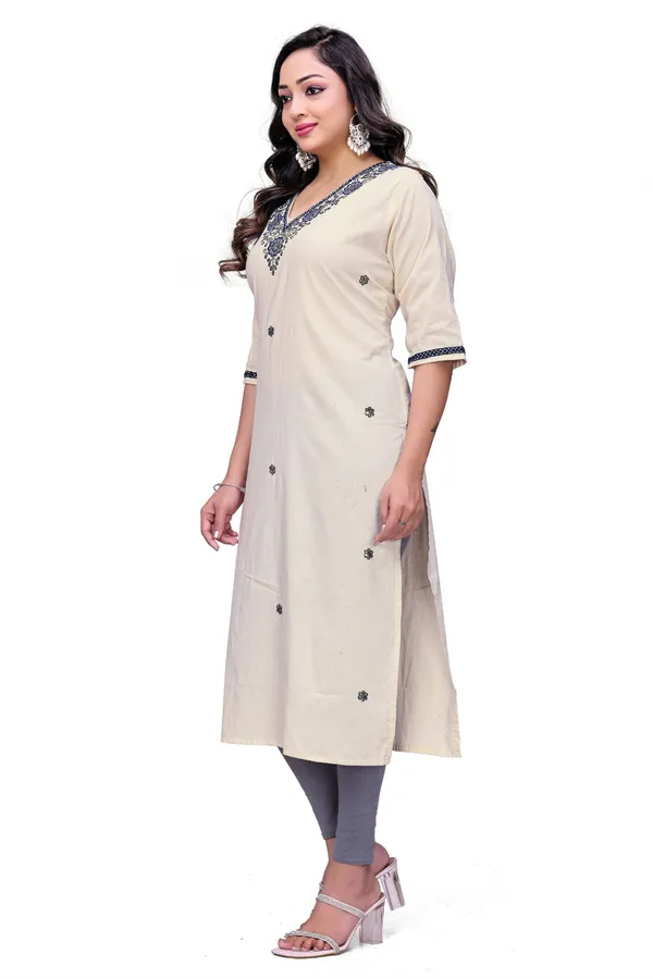 Beige_Georgette_Embroidered_Straight_Kurta_For_Women