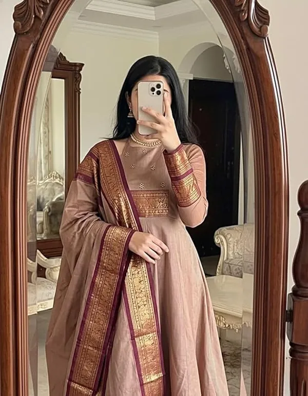 Mauve_Georgette_Embroidered_Anarkali_Gown_With_Dupatta_For_Women