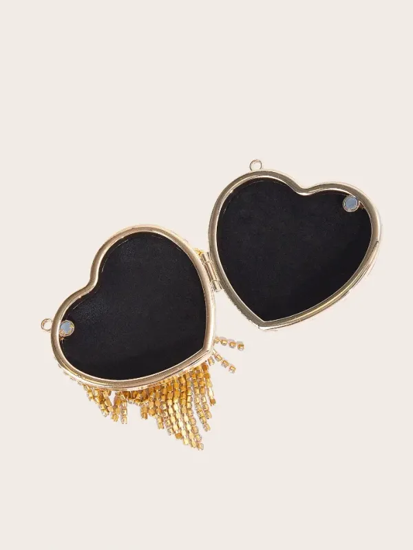 Veloure_Amora_Rhinestone_Fringe_Heart_Clutch_|_Luxury_Evening_Bag