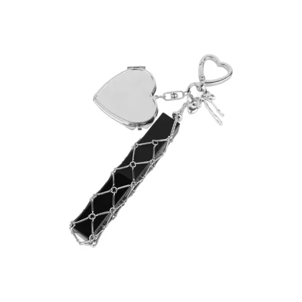 Veloure_Blush_Alloy_Heart_Mirror_Lipstick_Holder_Keychain_For_Women