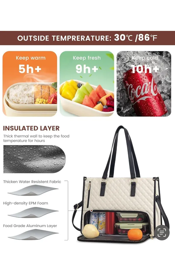 Veloure_Beige_Pu_Quilted_Insulated_Tote_Bag_For_Women