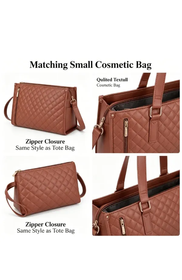 Veloure_Brown_Pu_Quilted_Insulated_Tote_Bag_For_Women