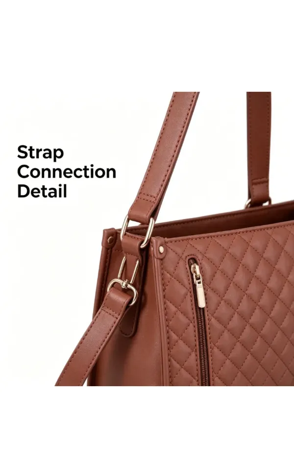 Veloure_Brown_Pu_Quilted_Insulated_Tote_Bag_For_Women