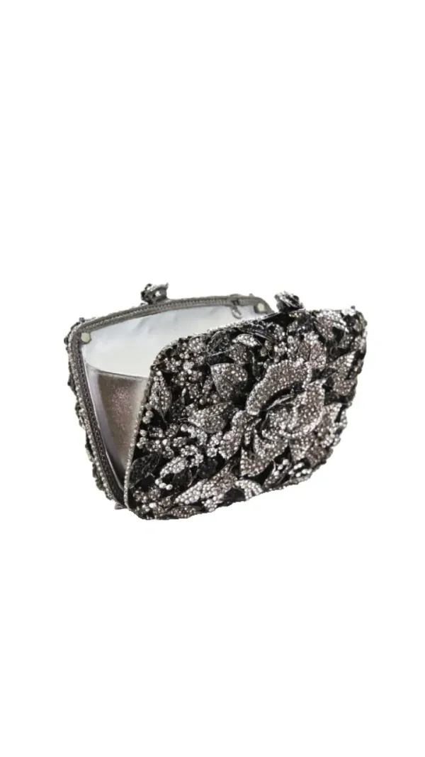 Veloure_Fiorina_Crystal_Rose_Black_Cutch_-_Luxury_Bridal_Evening