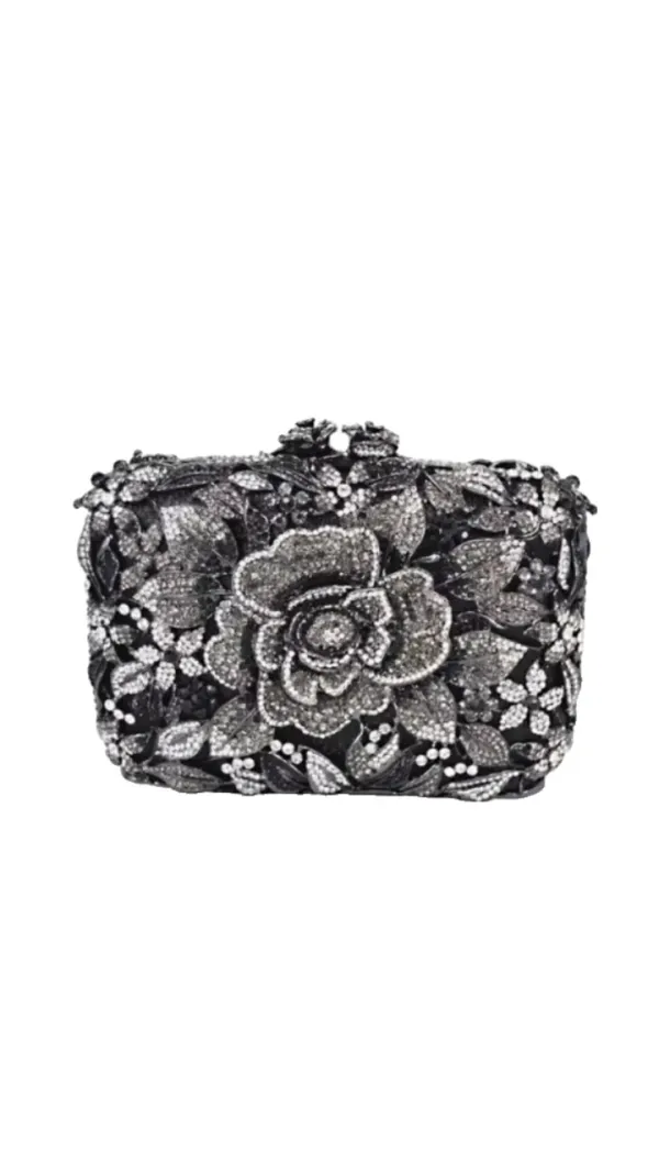 Veloure_Fiorina_Crystal_Rose_Black_Cutch_-_Luxury_Bridal_Evening