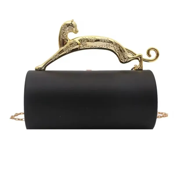 Veloure_Black_Glass_Crystal_Geometric_Cage_Evening_Clutch_For_Women