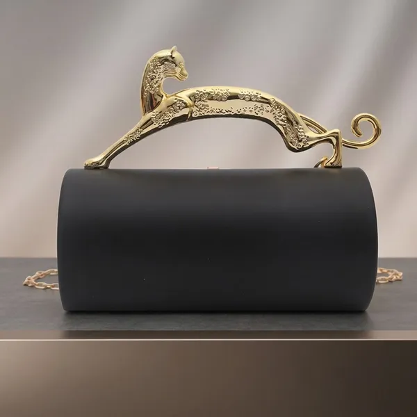 Veloure_Black_Glass_Crystal_Geometric_Cage_Evening_Clutch_For_Women