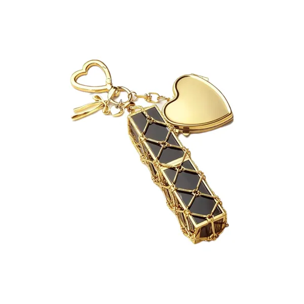Veloure_Golden_Alloy_Heart_Mirror_Lipstick_Holder_Charm_For_Women