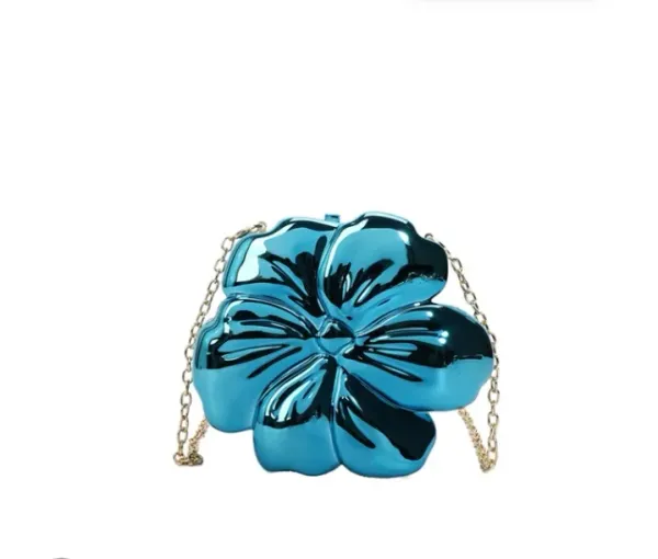 Veloure_Hibiscus_Chrome_Clutch_-_Luxury_Metallic_Flower_Evening_Bag