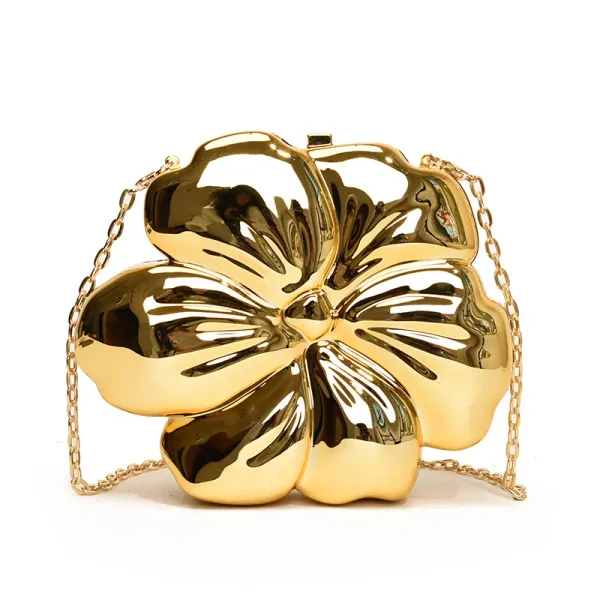 Veloure_Hibiscus_Chrome_Clutch_-_Luxury_Metallic_Flower_Evening_Bag