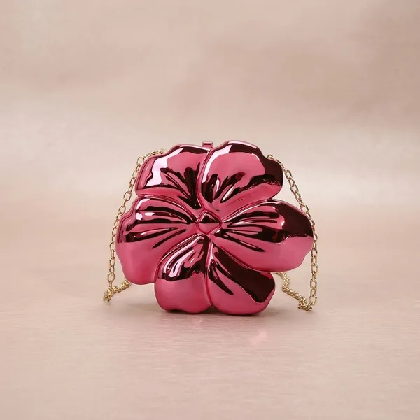 Veloure_Hibiscus_Chrome_Clutch_-_Luxury_Metallic_Flower_Evening_Bag