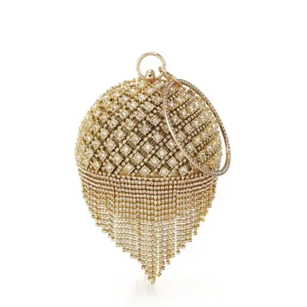 Veloure_Jharokha_Crystal_Waterfall_Sphere_Clutch_|_Luxury_Potli_Bag