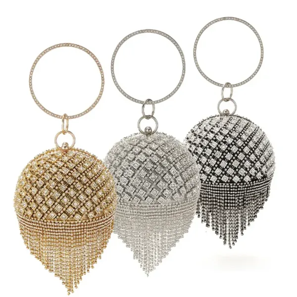 Veloure_Jharokha_Crystal_Waterfall_Sphere_Clutch_|_Luxury_Potli_Bag