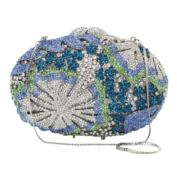 Veloure_Ocean_Bloom_Minaudiere_-_Luxury_Blue_&_Green_Crystal_Evening_Clu