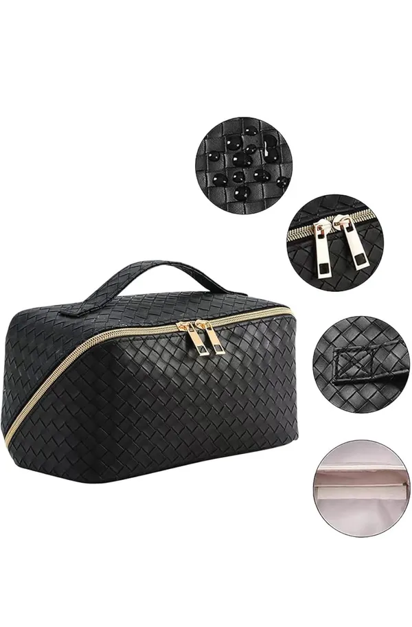 Veloure_Pippa_Woven_Vanity_Case_|_Luxury_Makeup_&_Travel_Pouch