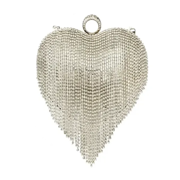 Veloure_Rimjhim_Crystal_Waterfall_Heart_Clutch_|_Luxury_Fringe_Evening_B