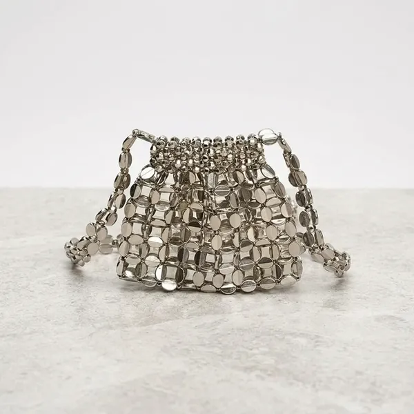 Veloure_Silver_Pearly-Woven_Pearl_Bucket_Bag_With_Drawstring_Pouch