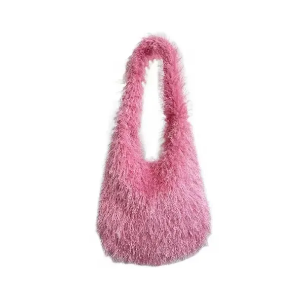 Veloure_Velvet_Cloud_Faux_Fur_Evening_Bag_With_Crystal_Handle