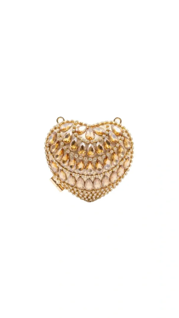 Veloure_Zoya_Teardrop_Topaz_Heart_Clutch_|_Luxury_Festive_Gold_Bag