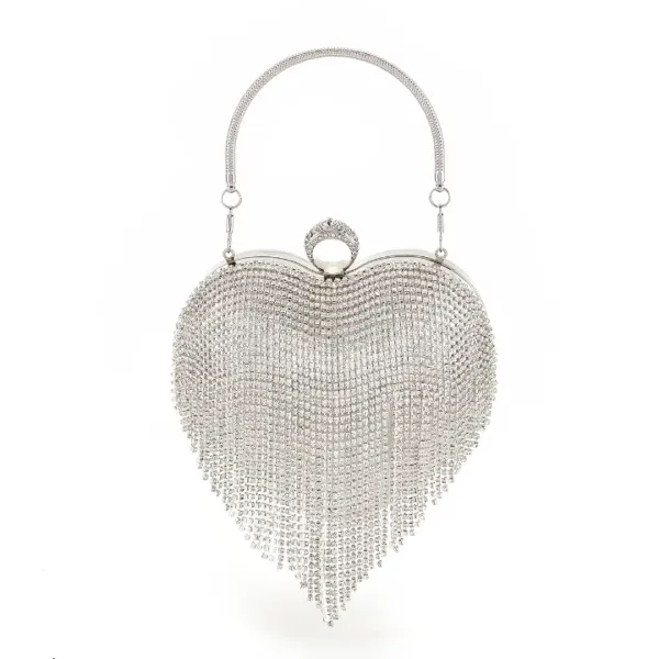 Veloure_Seo_Title:_Elysian_Crystal_Fringe_Heart_Evening_Clutch_Bag_Sil