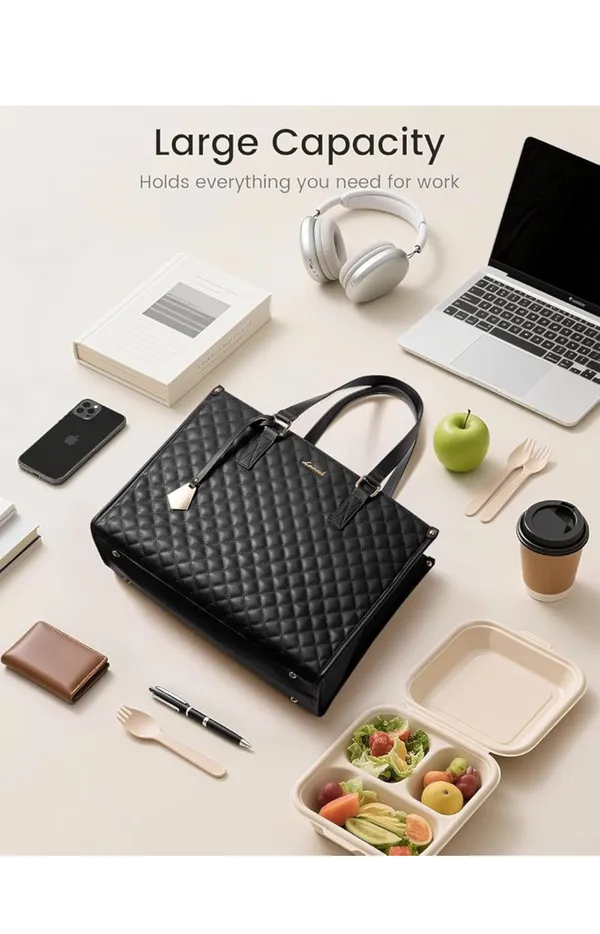 Veloure_Black_Pu_Quilted_Tote_Bag_For_Women