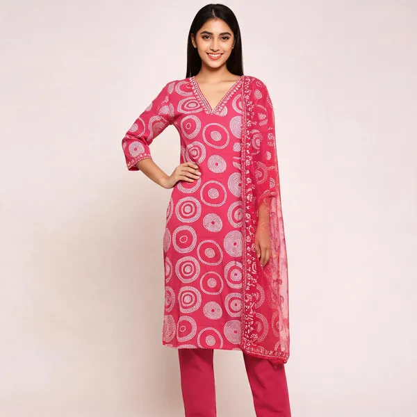 Pink_Cotton_Printed_Straight_Kurta_Set_For_Women