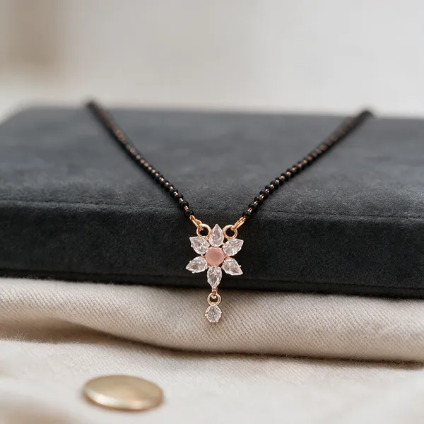 Black_And_Gold_Plated_Brass_Floral_Pendant_Mangalsutra_For_Women