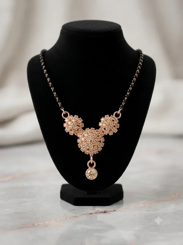 Nisha_Mangalsutra_–_Rose_Gold_Finish