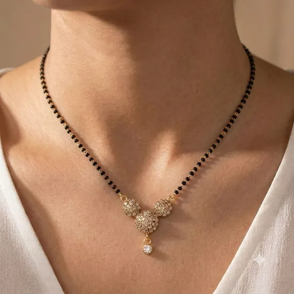 Nisha_Mangalsutra_–_Rose_Gold_Finish