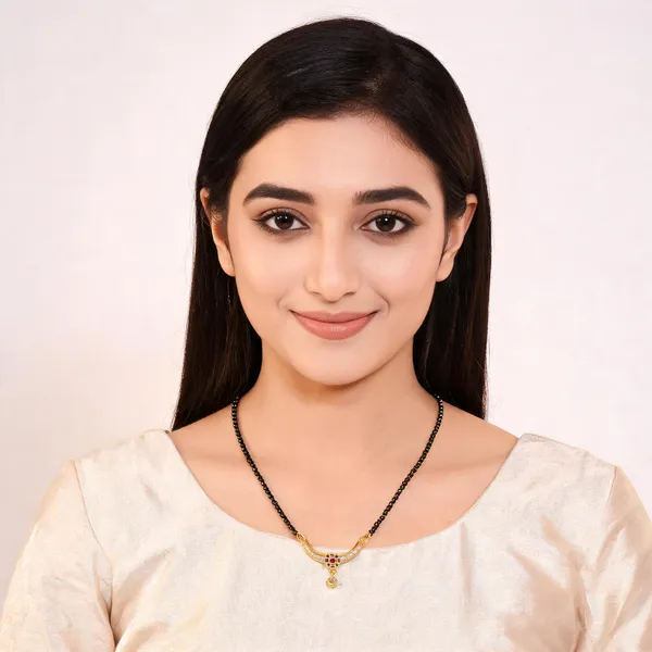 Black_And_Gold_Plated_Brass_Beed_Warm_Mangalsutra_For_Women