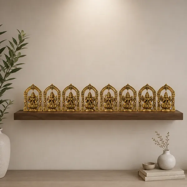 Ashta_Lakshmi_Brass_Wall_Panel_Set_of_8_–_Traditional_Temple_Arch_Design_(9_inches)