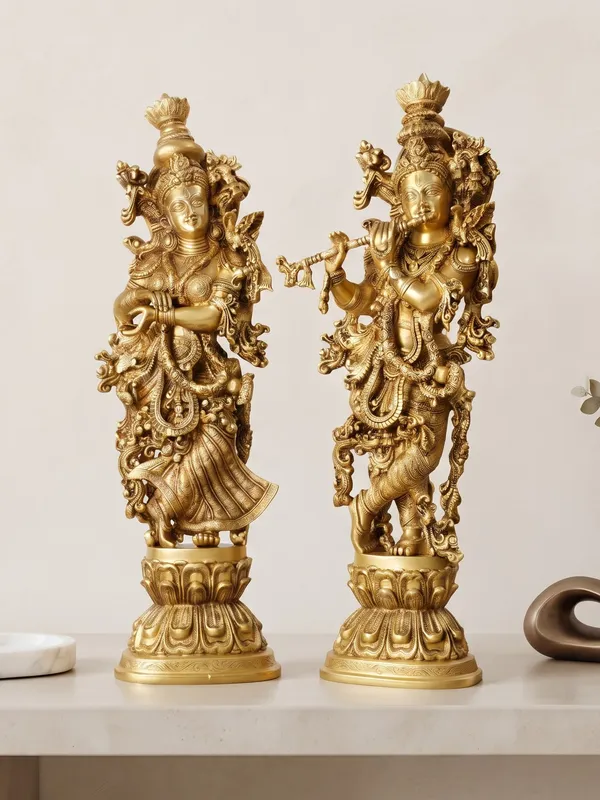 Divine_Radha_Krishna_Flute_Playing_Idol_Set_–_Golden_Finish_(29)