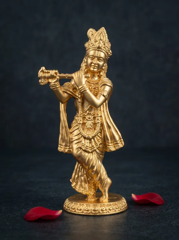 Gold_Brass_Krishna_Idol_Playing_Flute
