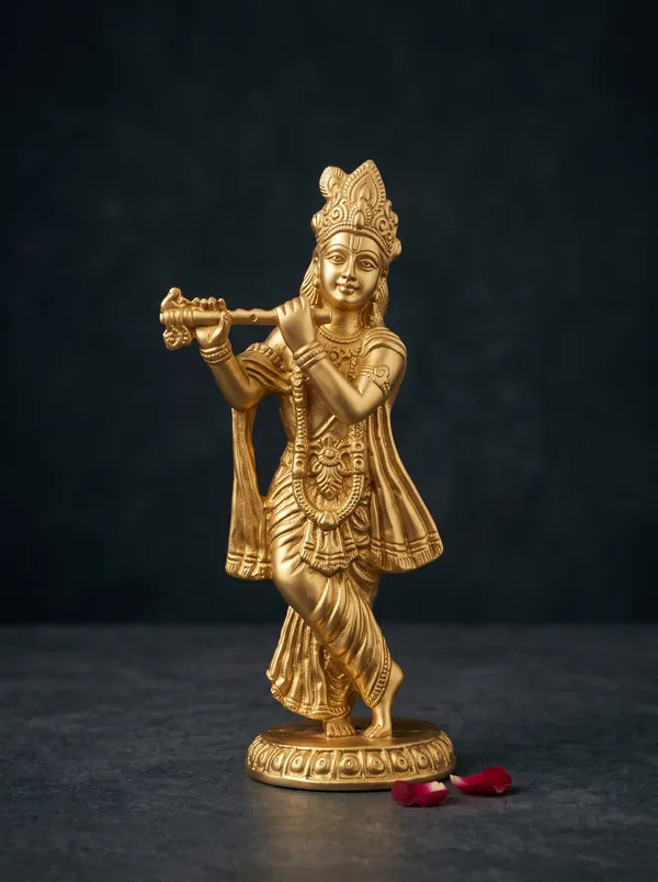 Gold_Brass_Krishna_Idol_Playing_Flute