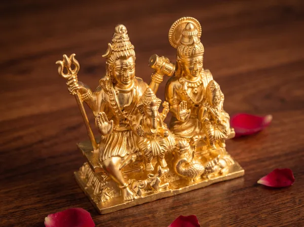 Gold_Brass_Shiv_Parivar_Idol