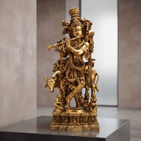 Lord_Krishna_Playing_Flute_Brass_Idol_with_Cow_–_Intricately_Crafted_Murti_(29)