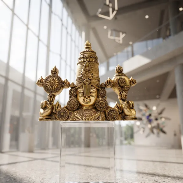 Lord_Venkateswara_Balaji_Brass_Face_Idol_with_Shankha_&_Chakra_(15_inches)