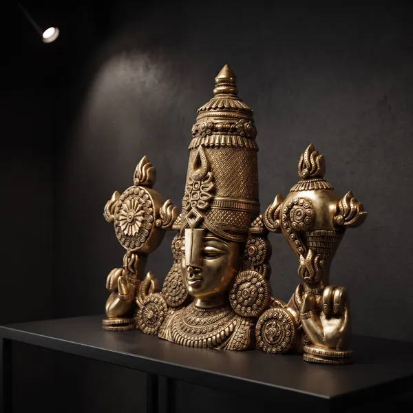 Lord_Venkateswara_Balaji_Brass_Face_Idol_with_Shankha_&_Chakra_(15_inches)