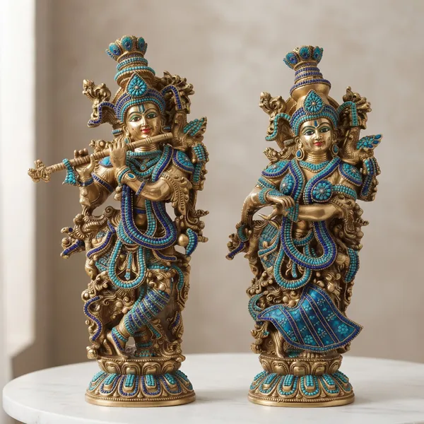 Radha_Krishna_Brass_Idol_Set_with_Blue_&_Turquoise_Stone_Work_(29)
