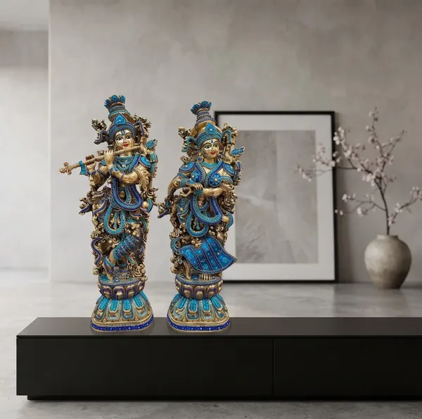Radha_Krishna_Brass_Idol_Set_with_Blue_&_Turquoise_Stone_Work_(29)