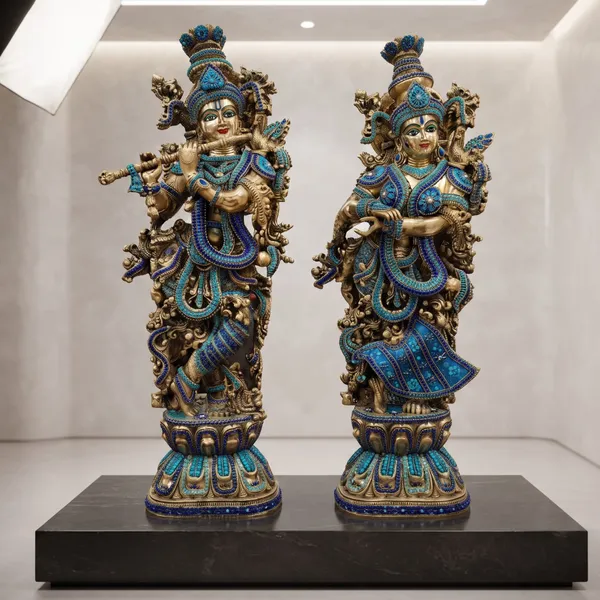 Radha_Krishna_Brass_Idol_Set_with_Blue_&_Turquoise_Stone_Work_(29)