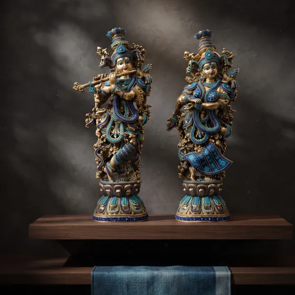 Radha_Krishna_Brass_Idol_Set_with_Blue_&_Turquoise_Stone_Work_(29)