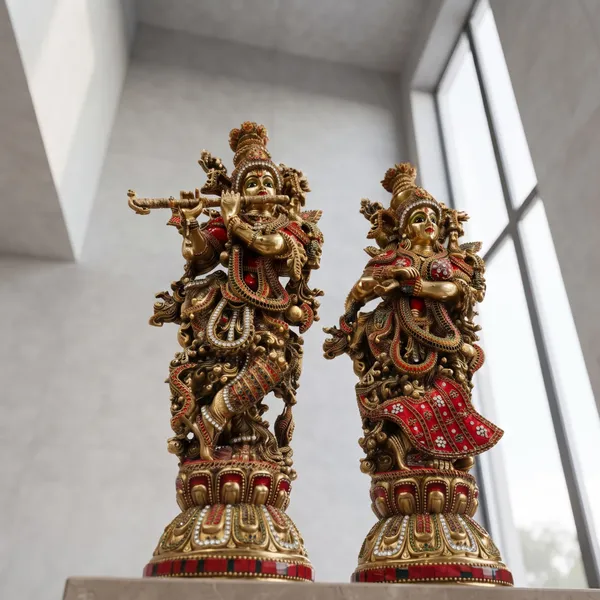 Radha_Krishna_Brass_Idol_Set_with_Red_&_White_Stone_Work_(29)