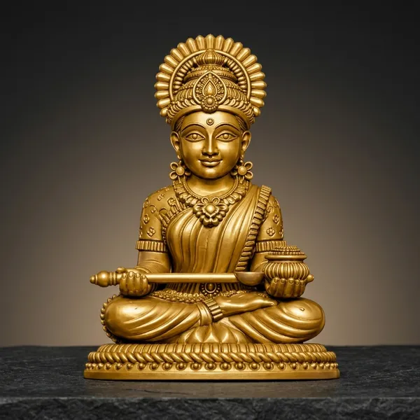 Gold_Brass_Goddess_Lakshmi_Idol_Seated_On_Lotus_Base