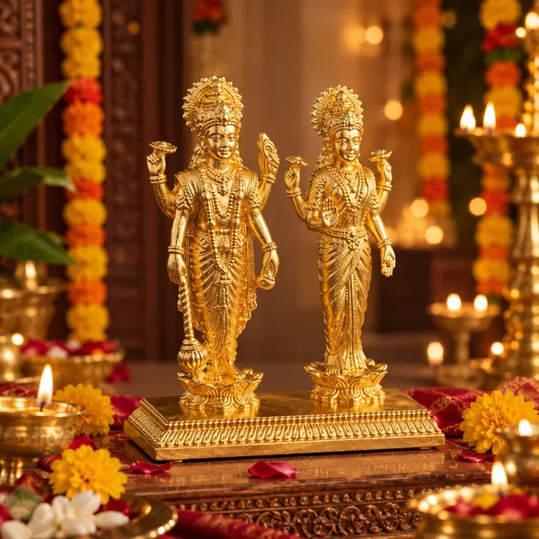 Gold_Brass_Lakshmi_Narayan_Idol_Set_On_Lotus_Base_(2.5_inch)