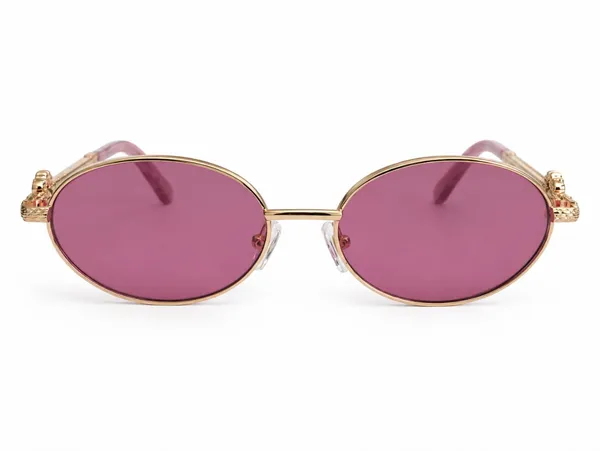 Purple_Plastic_Oval_Sunglasses_For_Unisex