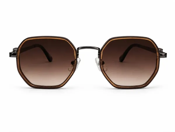 Brown_Plastic_Square_Gradient_Sunglasses_For_Unisex