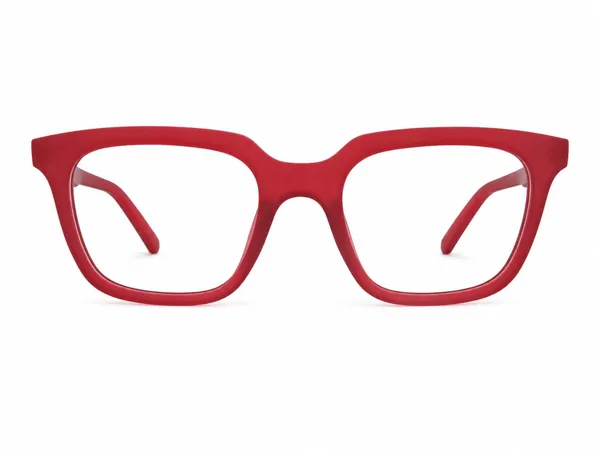 Red_Plastic_Full_Rim_Rectangular_Eyeglass_Frame_For_Unisex
