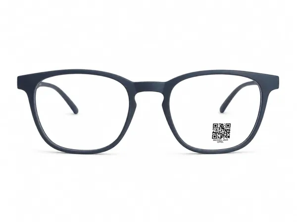 Black_Plastic_Full_Rim_Rectangular_Eyeglass_Frame_For_Unisex